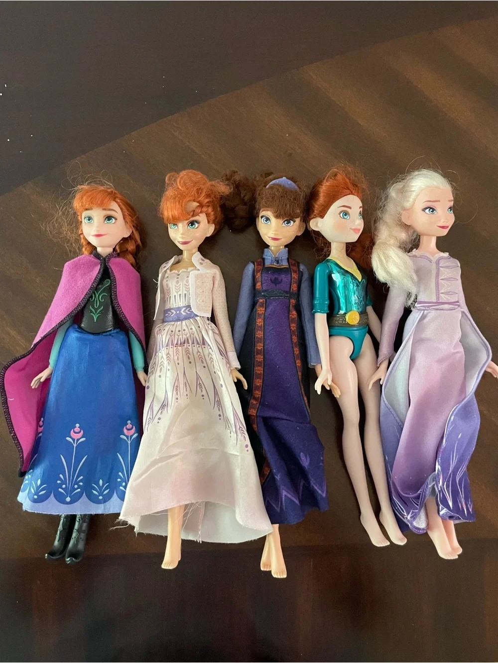 Set of 5 Disney Dolls